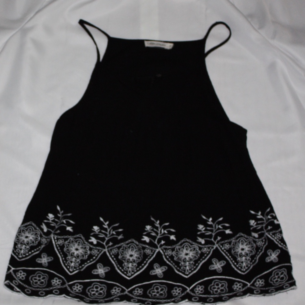 Black tank top